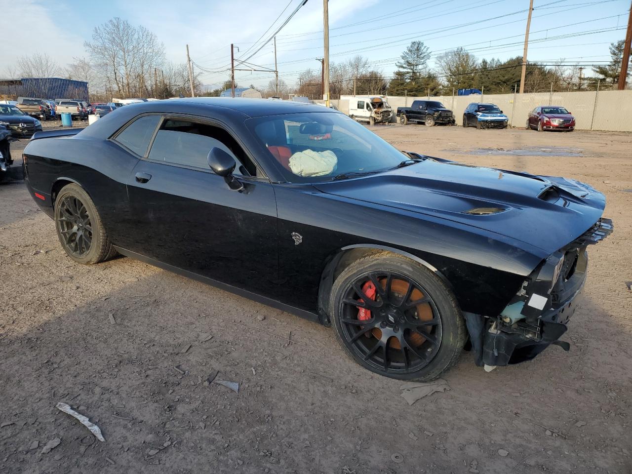 2016 Dodge Challenger VIN 2C3CDZC97GH165988 Copart auction photo, front end / side damage thumbnail 4