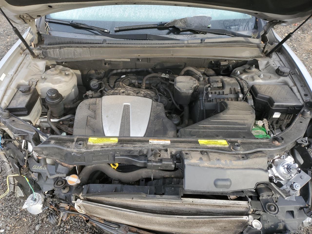 2010 Hyundai Santa Fe VIN 5NMSHDAG4AH356568 Copart auction photo, front end / side damage thumbnail 13