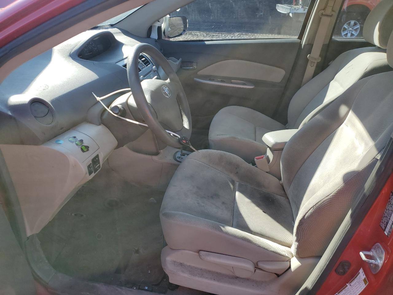 2009 Toyota Yaris VIN JTDBT903694055797 Copart auction photo, side damage thumbnail 7