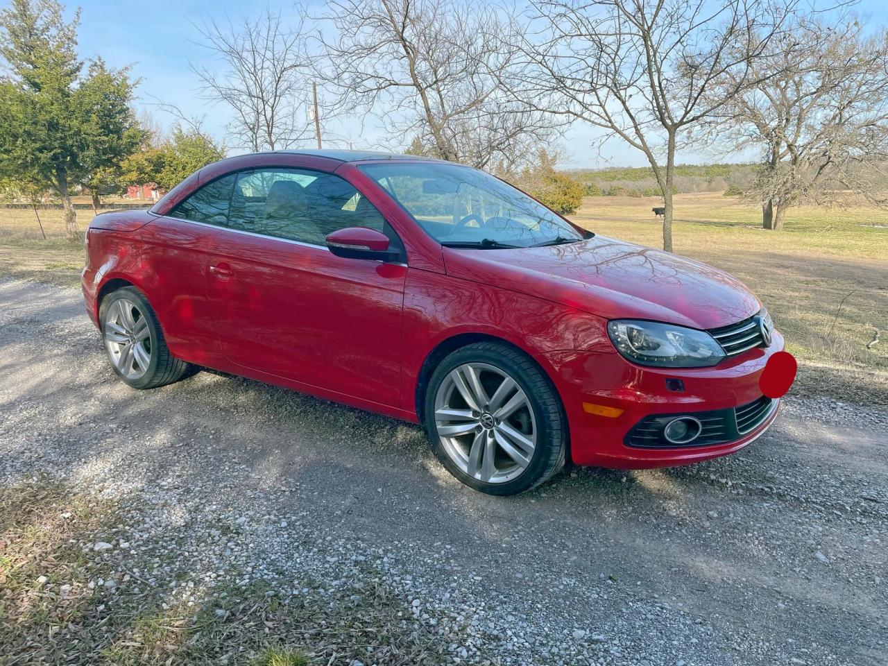 2014 Volkswagen Eos VIN WVWFW8AH3EV001617 - Copart auction photo