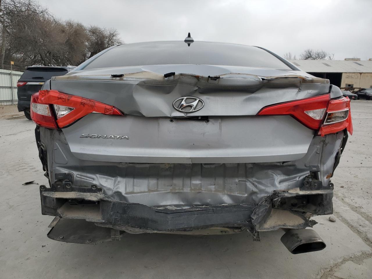2016 Hyundai Sonata VIN 5NPE24AF4GH351419 Copart auction photo, rear end damage thumbnail 6