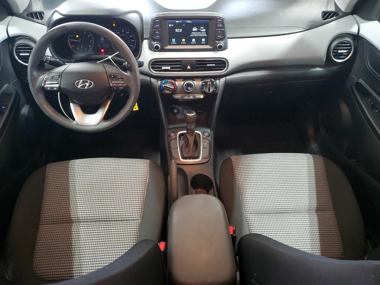 2020 Hyundai Kona VIN KM8K1CAA2LU527142 Copart auction photo, front end damage thumbnail 8