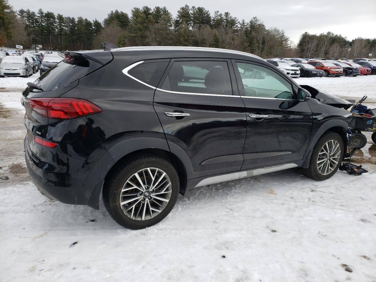 2020 Hyundai Tucson VIN KM8J3CAL9LU199564 Copart auction photo, front end damage thumbnail 3