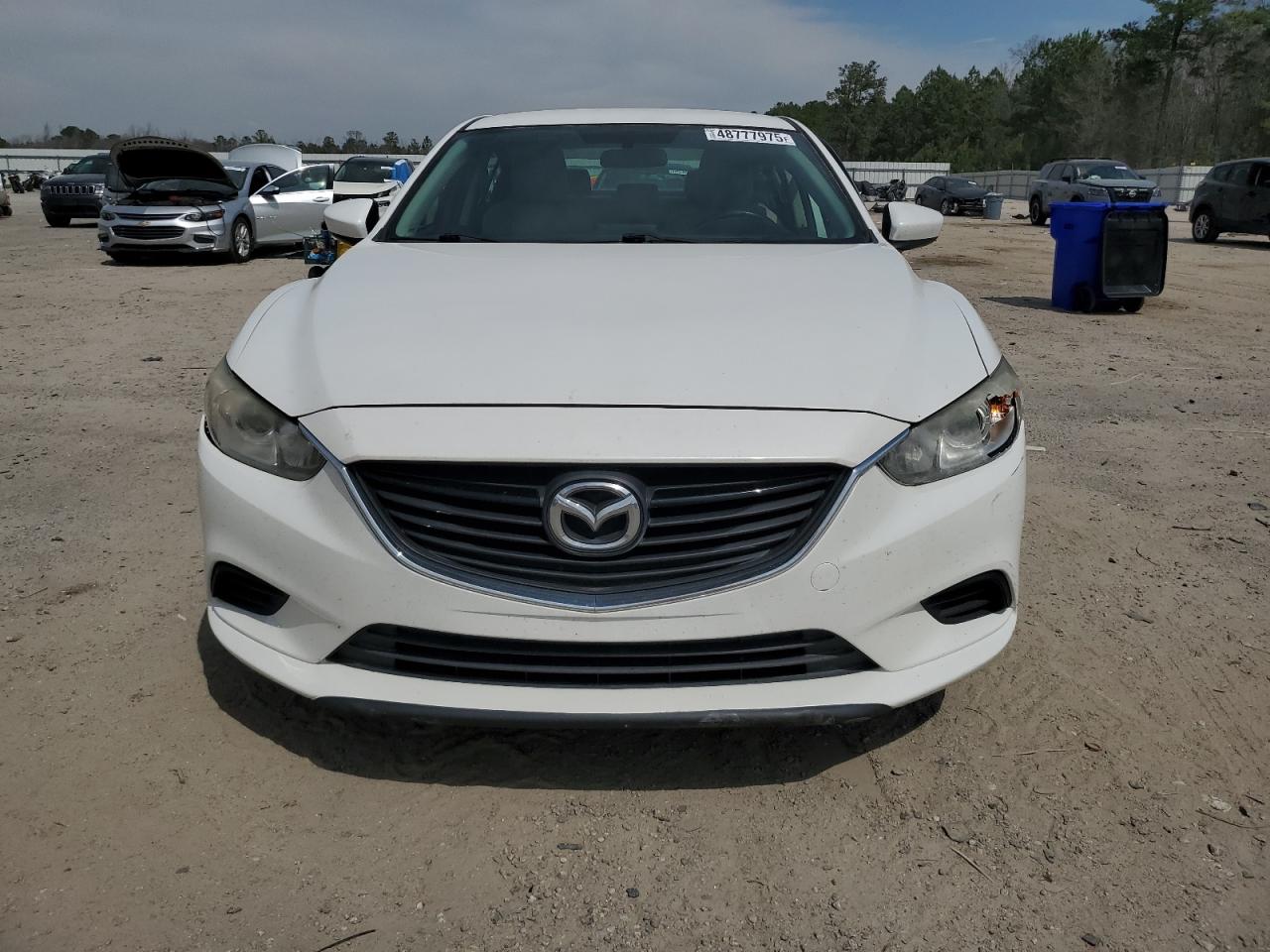 2016 Mazda 6 VIN JM1GJ1U55G1450657 Copart auction photo, front end / side damage thumbnail 5