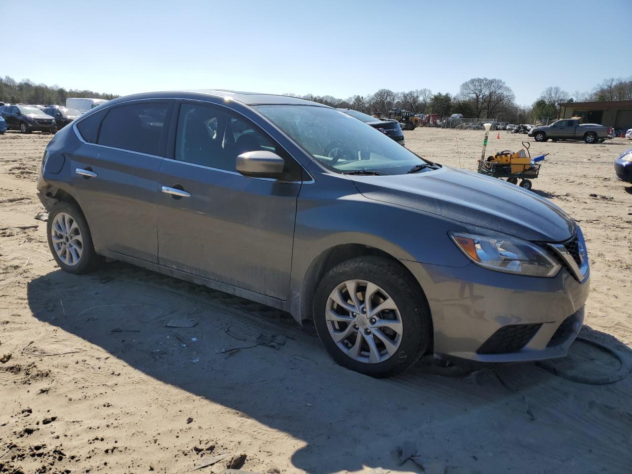 2018 Nissan Sentra VIN 3N1AB7APXJY337238 Copart auction photo, rear end / all over damage thumbnail 4