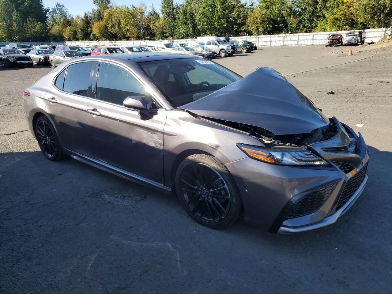 2022 Toyota Camry VIN 4T1K61BK9NU052640 Copart auction photo, front end damage thumbnail 4