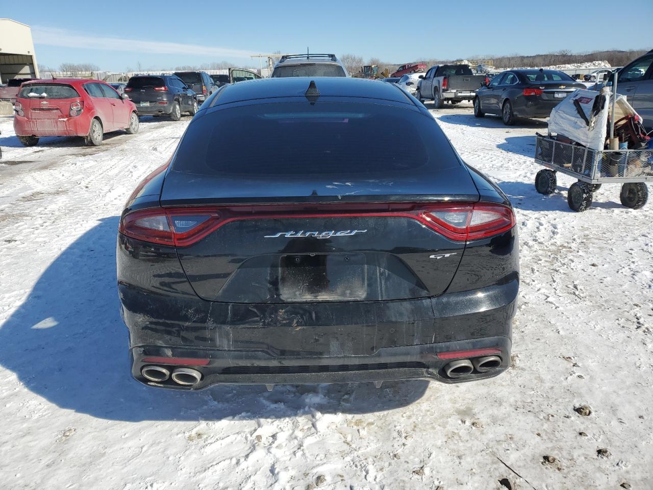 2018 KIA Stinger VIN KNAE55LC4J6016773 Copart auction photo, front end / mechanical damage thumbnail 6
