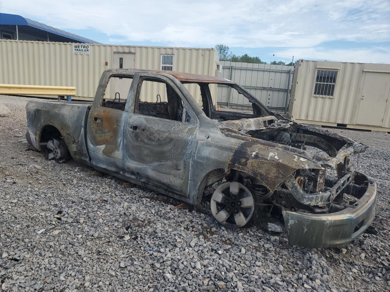 2015 RAM 1500 VIN 1C6RR7FT6FS784017 Copart auction photo, burn / burn - engine damage thumbnail 4