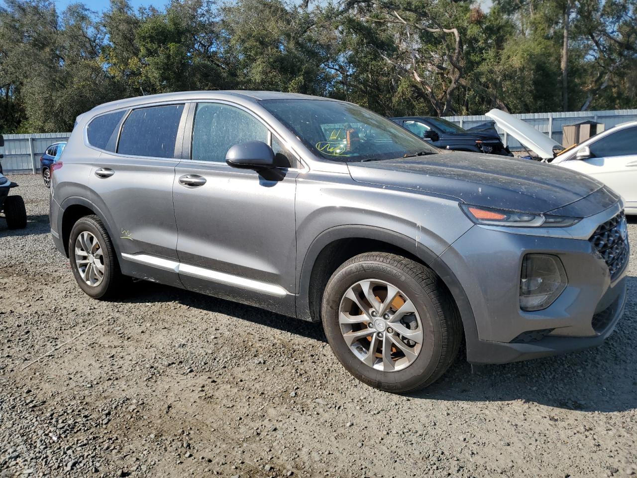 2019 Hyundai Santa Fe VIN 5NMS23AD4KH108937 Copart auction photo, water/flood damage thumbnail 4