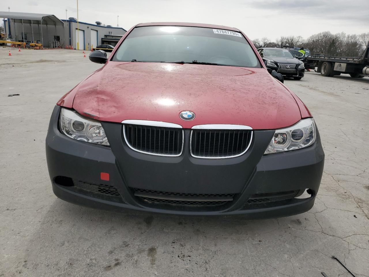 2007 BMW 3er VIN WBAVA37537NL12264 Copart auction photo, side / front end damage thumbnail 5