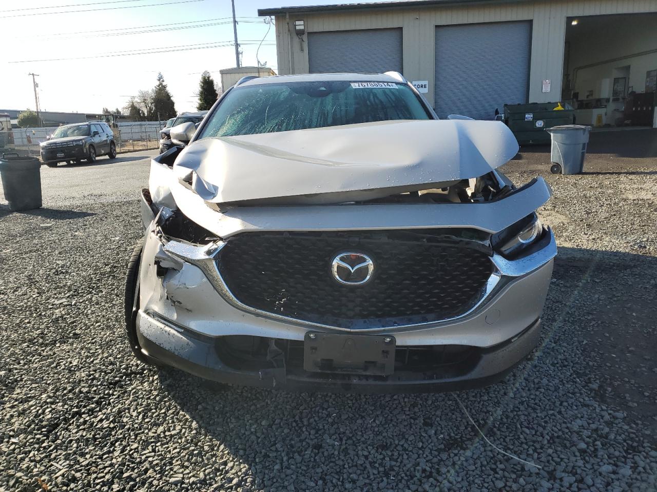 2022 Mazda CX-30 VIN 3MVDMBCL9NM424951 Copart auction photo, front end / side damage thumbnail 5