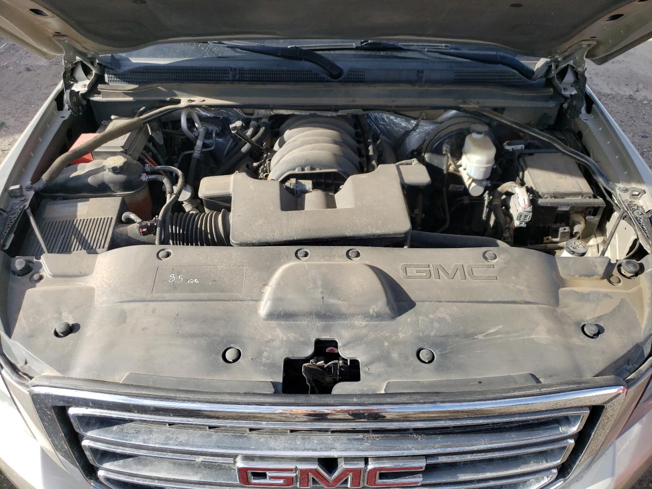 2015 GMC Yukon VIN 1GKS2AEC5FR260771 Copart auction photo, side / rear end damage thumbnail 12