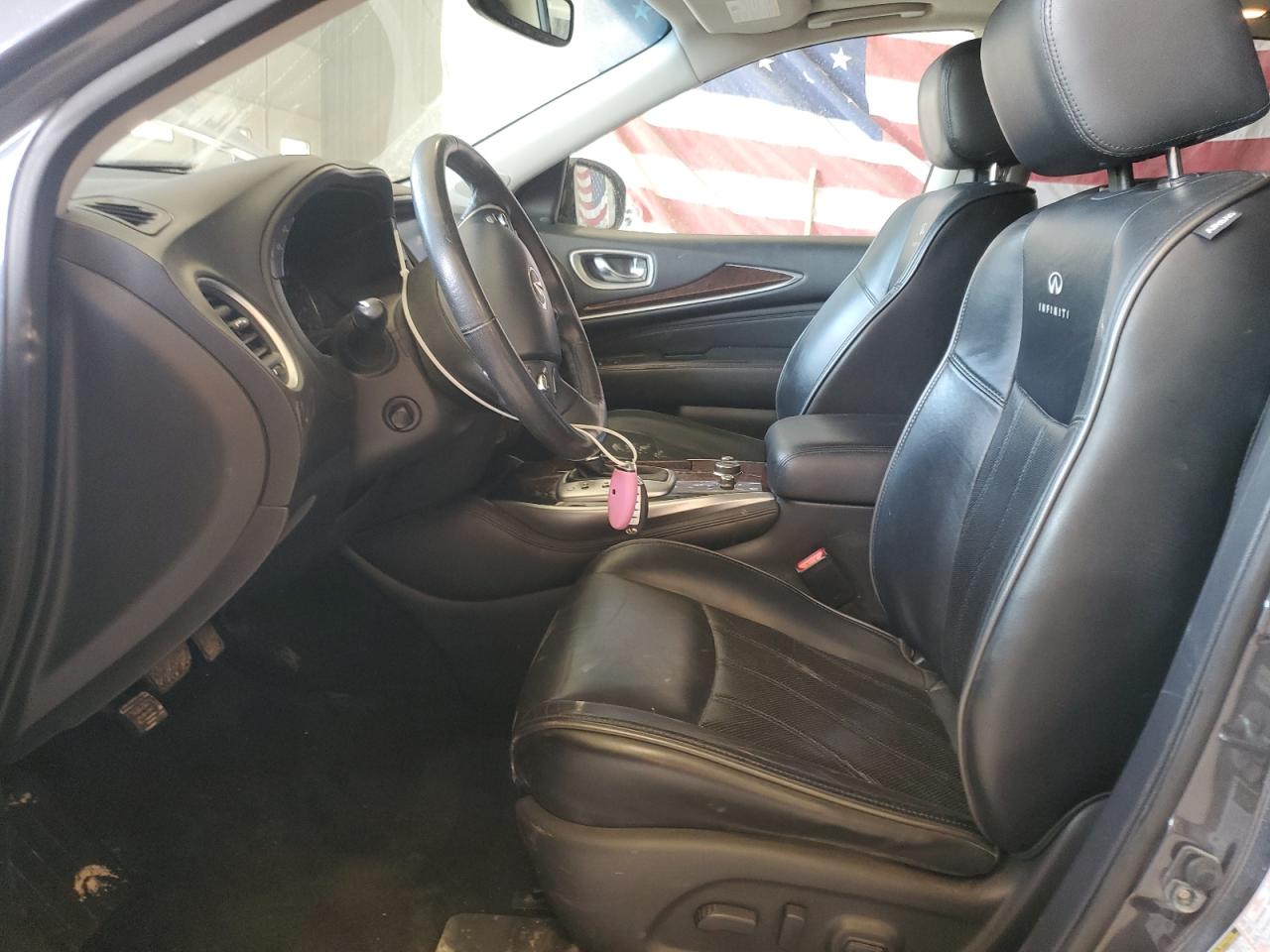 2013 Infiniti JX VIN 5N1AL0MM7DC301244 Copart auction photo, front end damage thumbnail 7