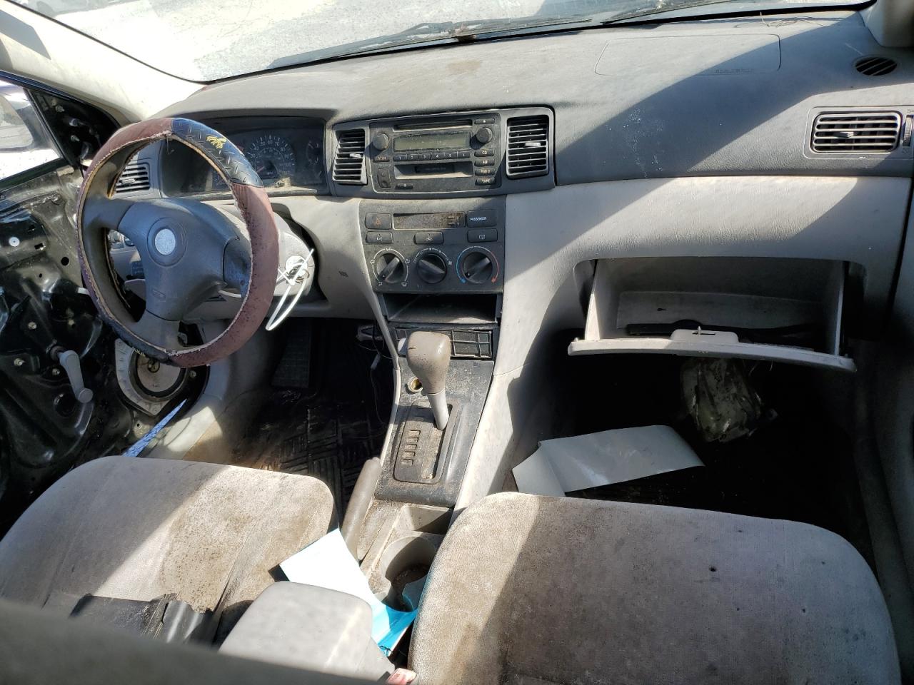 2003 Toyota Corolla VIN JTDBR32E430049182 Copart auction photo, all over damage thumbnail 8