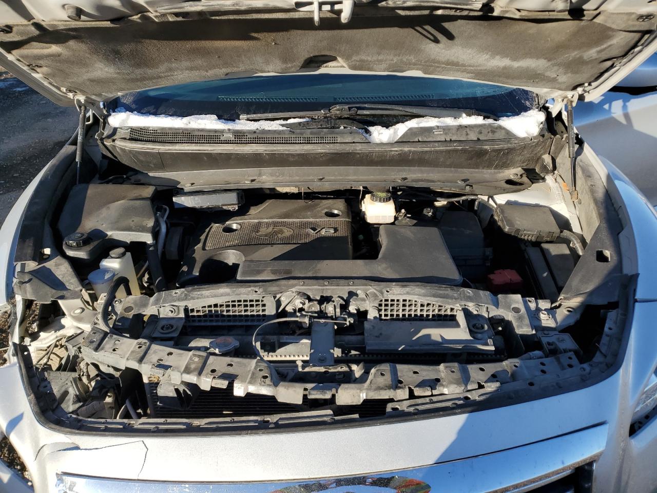 2014 Infiniti QX60 VIN 5N1AL0MM3EC539593 Copart auction photo, front end / minor dent/scratches damage thumbnail 12