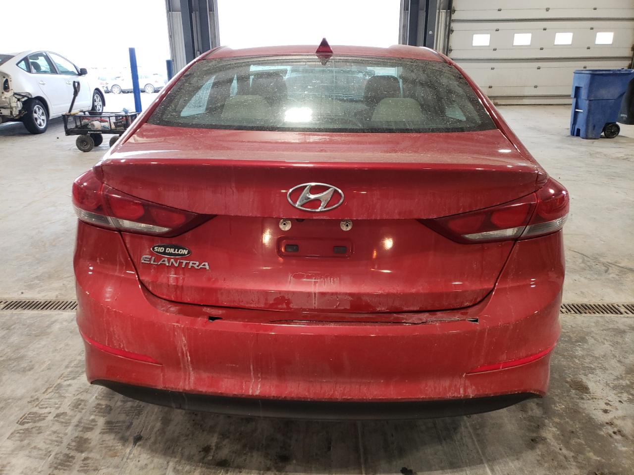 2017 Hyundai Elantra VIN 5NPD84LF1HH156970 Copart auction photo, front end / hail damage thumbnail 6