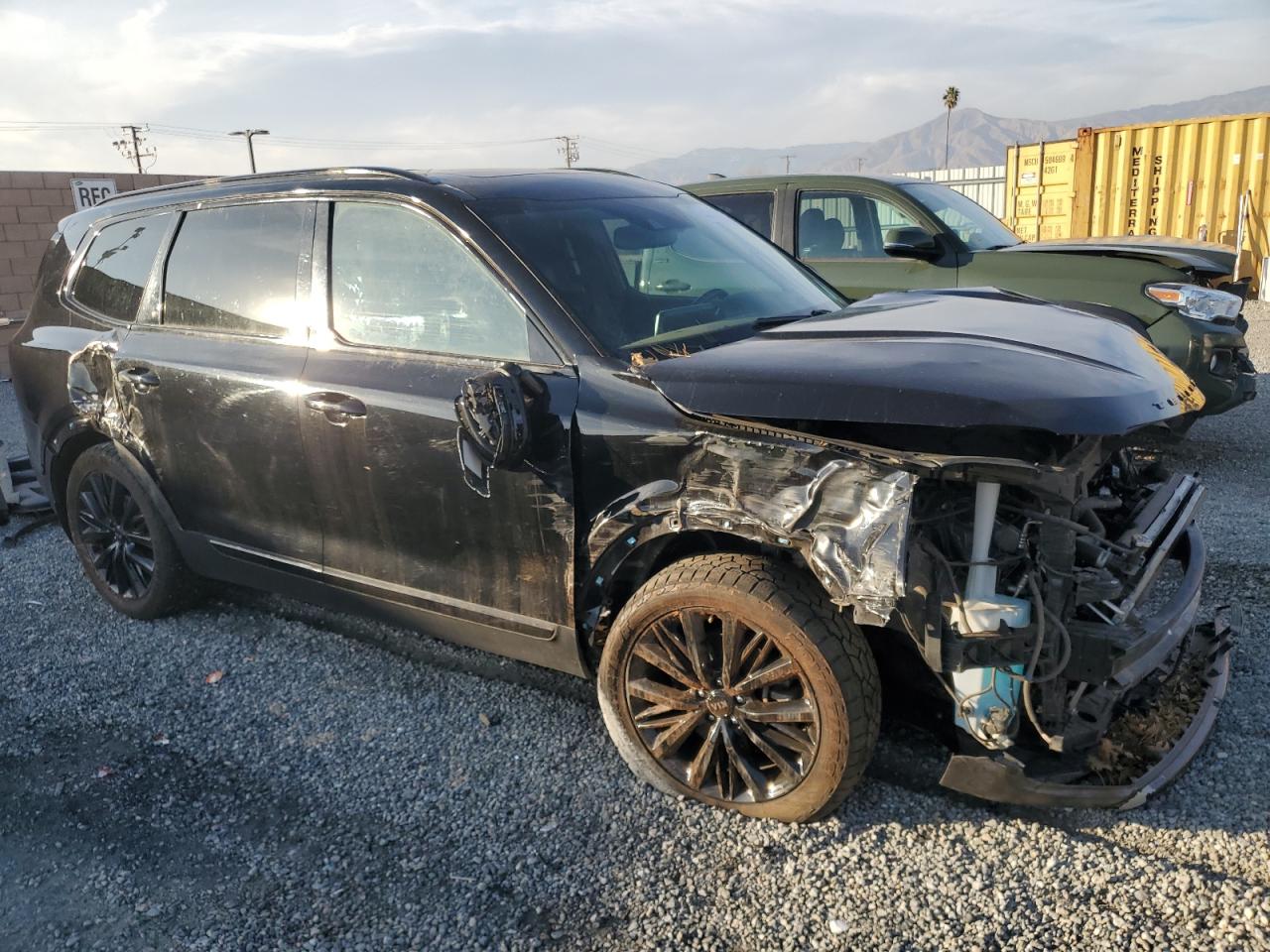 2021 KIA Telluride VIN 5XYP5DHC3MG108831 Copart auction photo, all over damage thumbnail 4