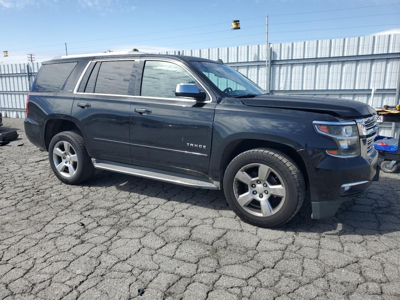 2015 Chevrolet Tahoe VIN 1GNSCCKC4FR289839 Copart auction photo, front end / rear end damage thumbnail 4