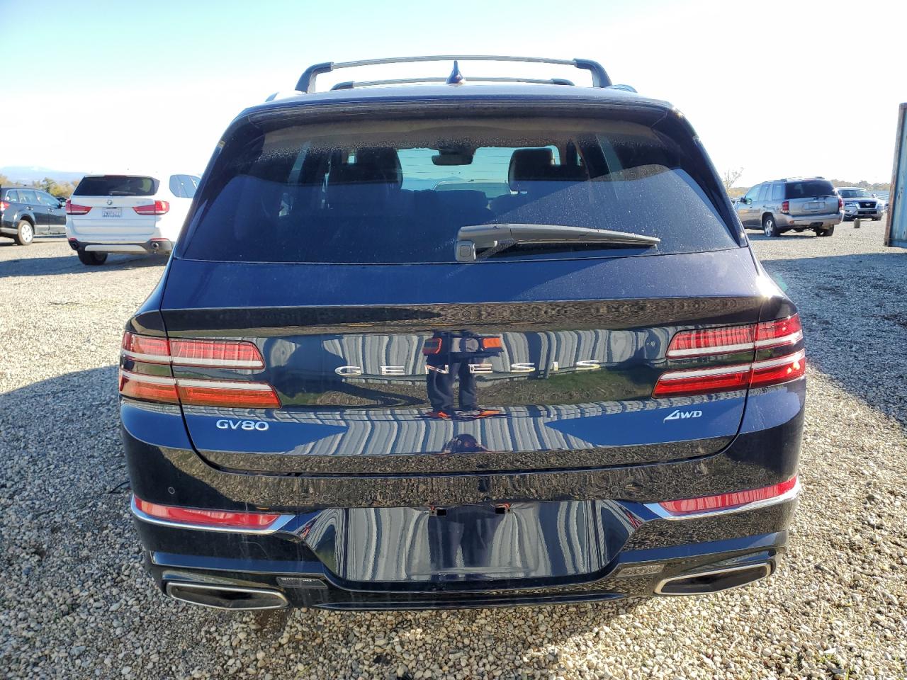 2024 Genesis Gv80 VIN KMUHBDSB5RU152958 Copart auction photo, front end damage thumbnail 6