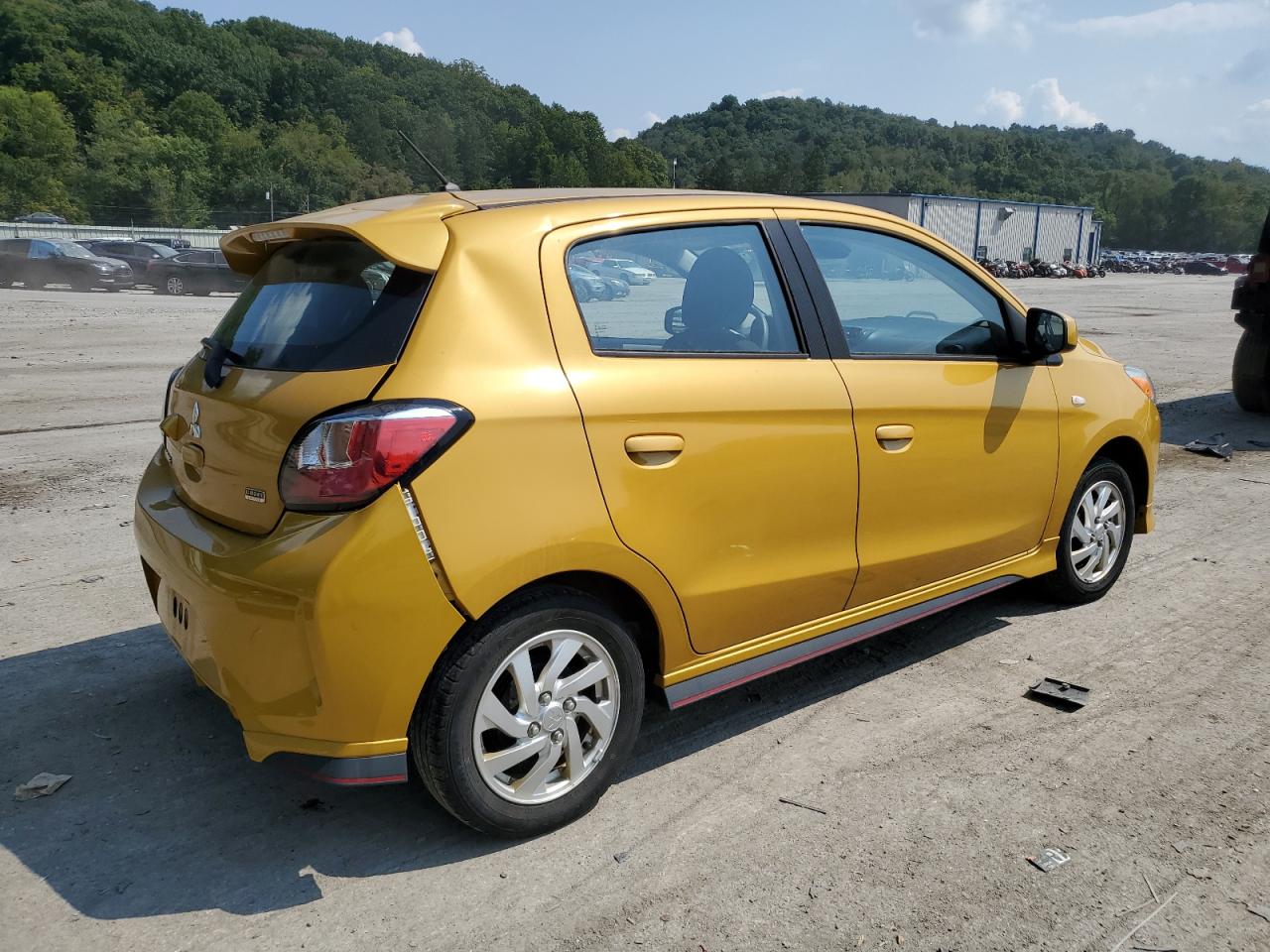 2021 Mitsubishi Mirage VIN ML32AUHJ3MH004936 Copart auction photo, rear end damage thumbnail 3