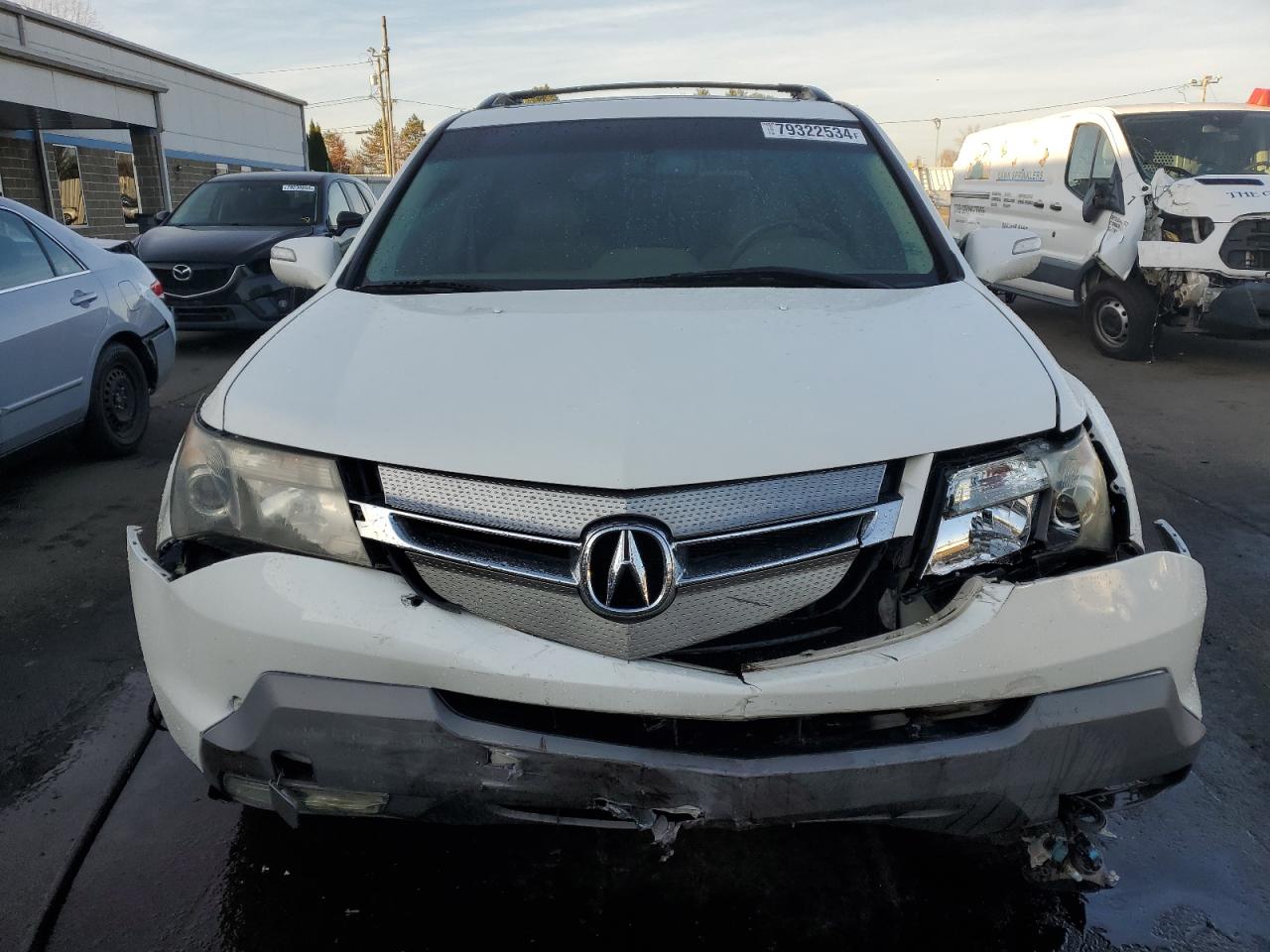 2009 Acura MDX VIN 2HNYD28679H503300 Copart auction photo, front end damage thumbnail 5