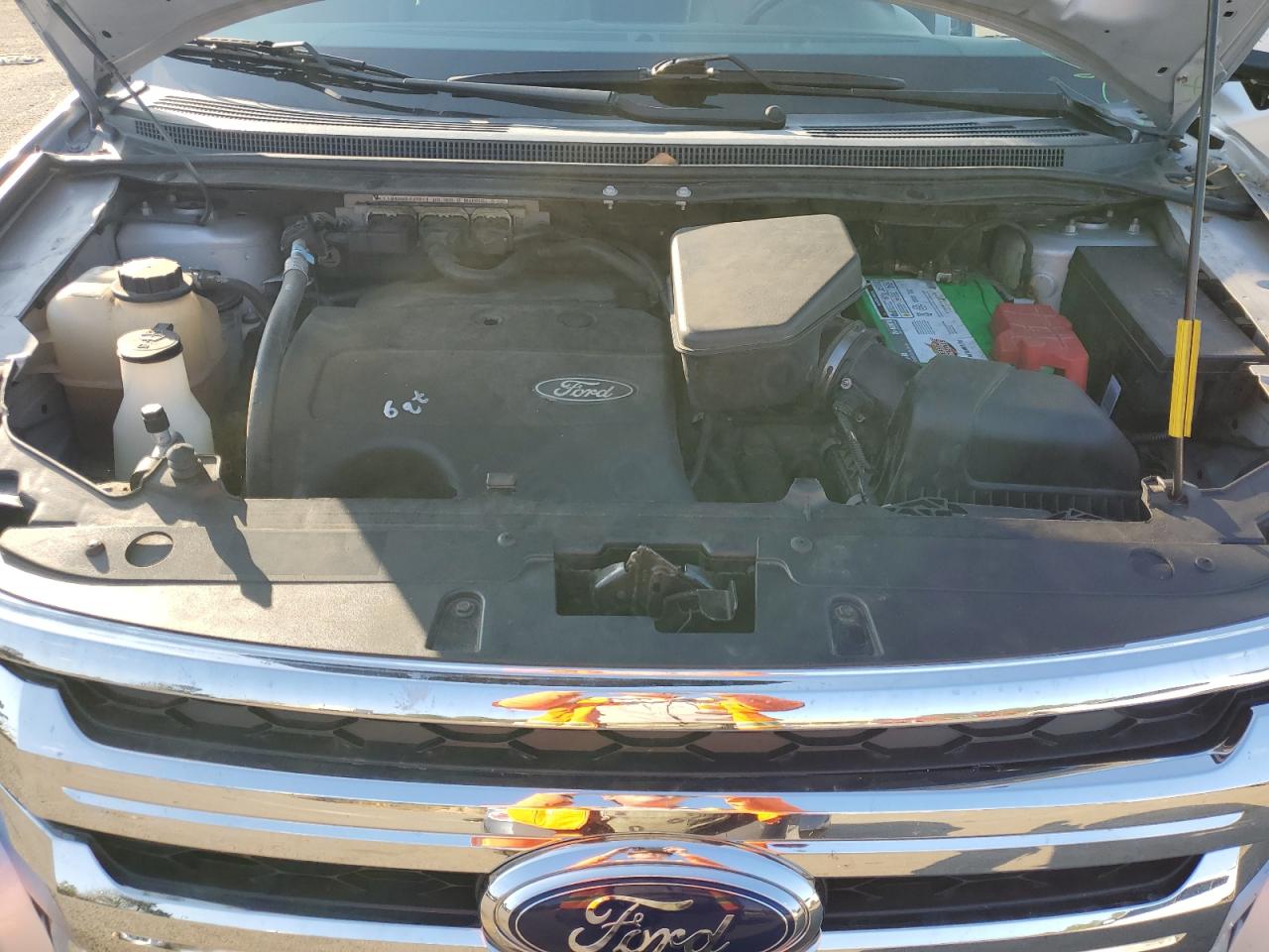 2013 Ford Edge VIN 2FMDK3JC3DBA30406 Copart auction photo, front end / minor dent/scratches damage thumbnail 12