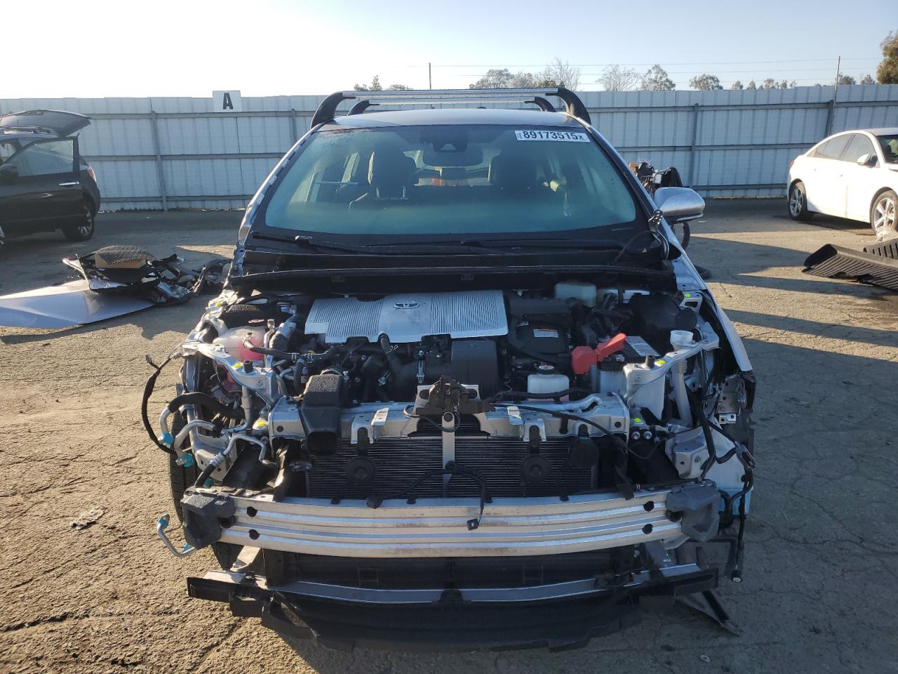 2020 Toyota Prius VIN JTDKARFP0L3141782 Copart auction photo, front end damage thumbnail 5