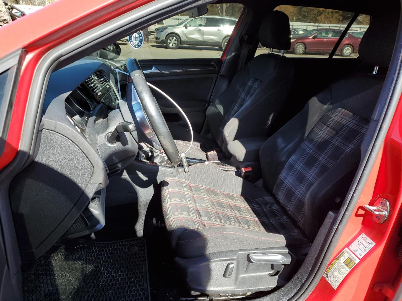 2021 Volkswagen GTI VIN 3VW5T7AU6MM008210 Copart auction photo, front end damage thumbnail 7