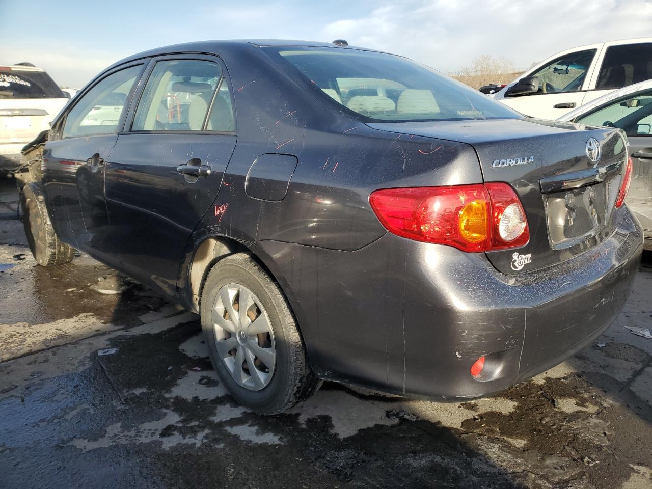 2009 Toyota Corolla VIN JTDBL40E299064827 Copart auction photo, front end / side damage thumbnail 2