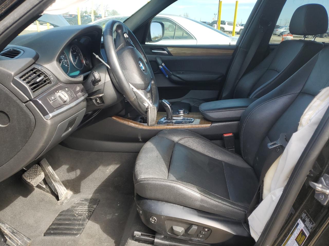 2012 BMW X3 VIN 5UXWX7C59CL736846 Copart auction photo, side / mechanical damage thumbnail 7