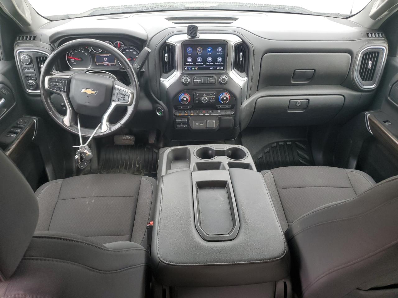 2020 Chevrolet Silverado VIN 1GCRYDED3LZ172445 Copart auction photo, front end / side damage thumbnail 8