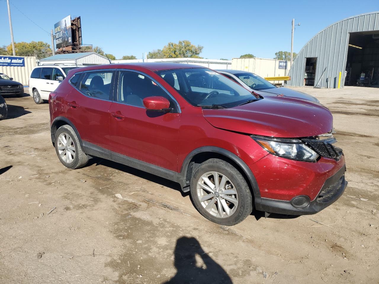 2019 Nissan Rogue VIN JN1BJ1CP3KW217064 Copart auction photo, front end / side damage thumbnail 4