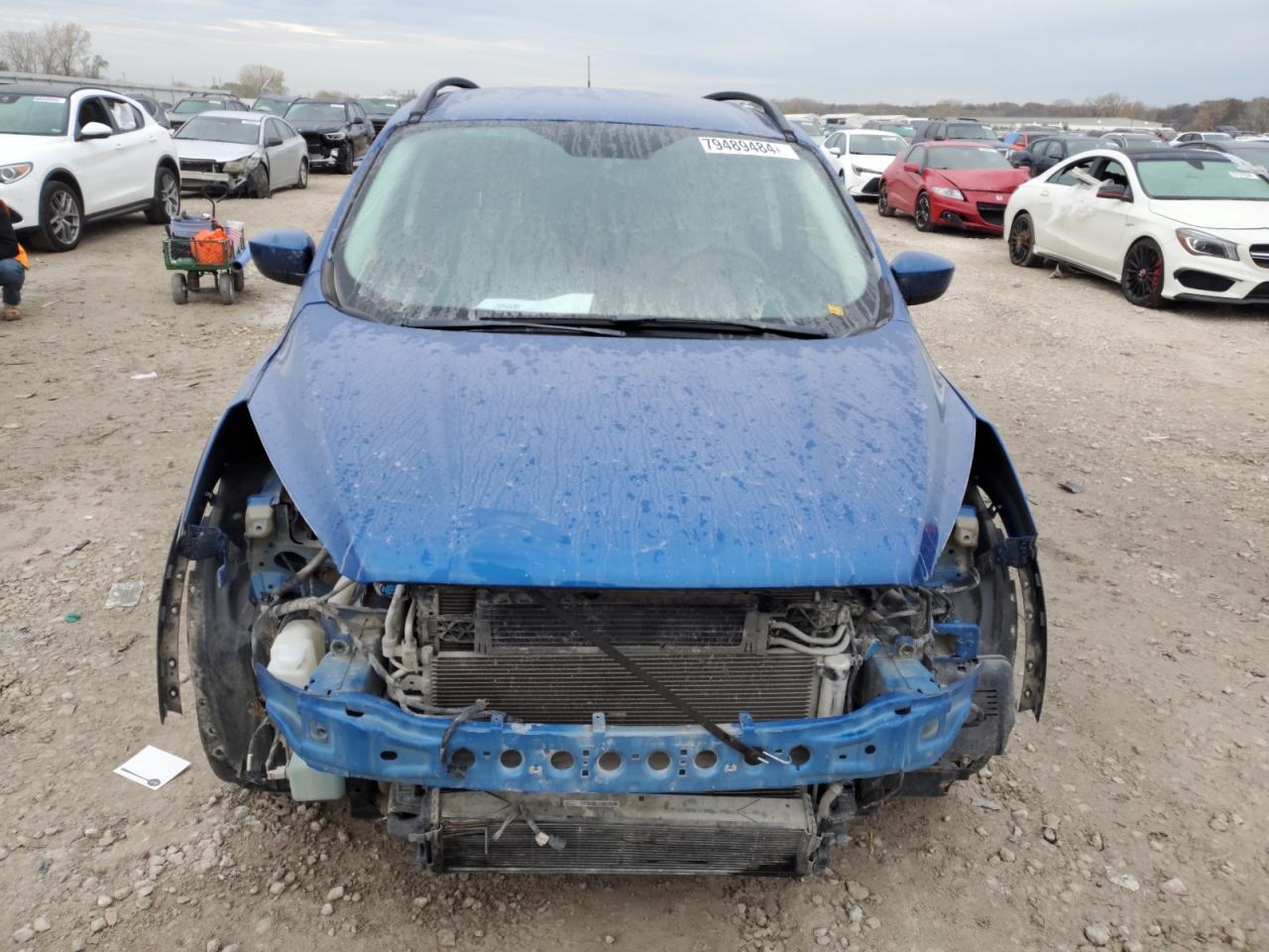 2017 Ford Escape VIN 1FMCU0GD9HUA38630 Copart auction photo, front end damage thumbnail 5