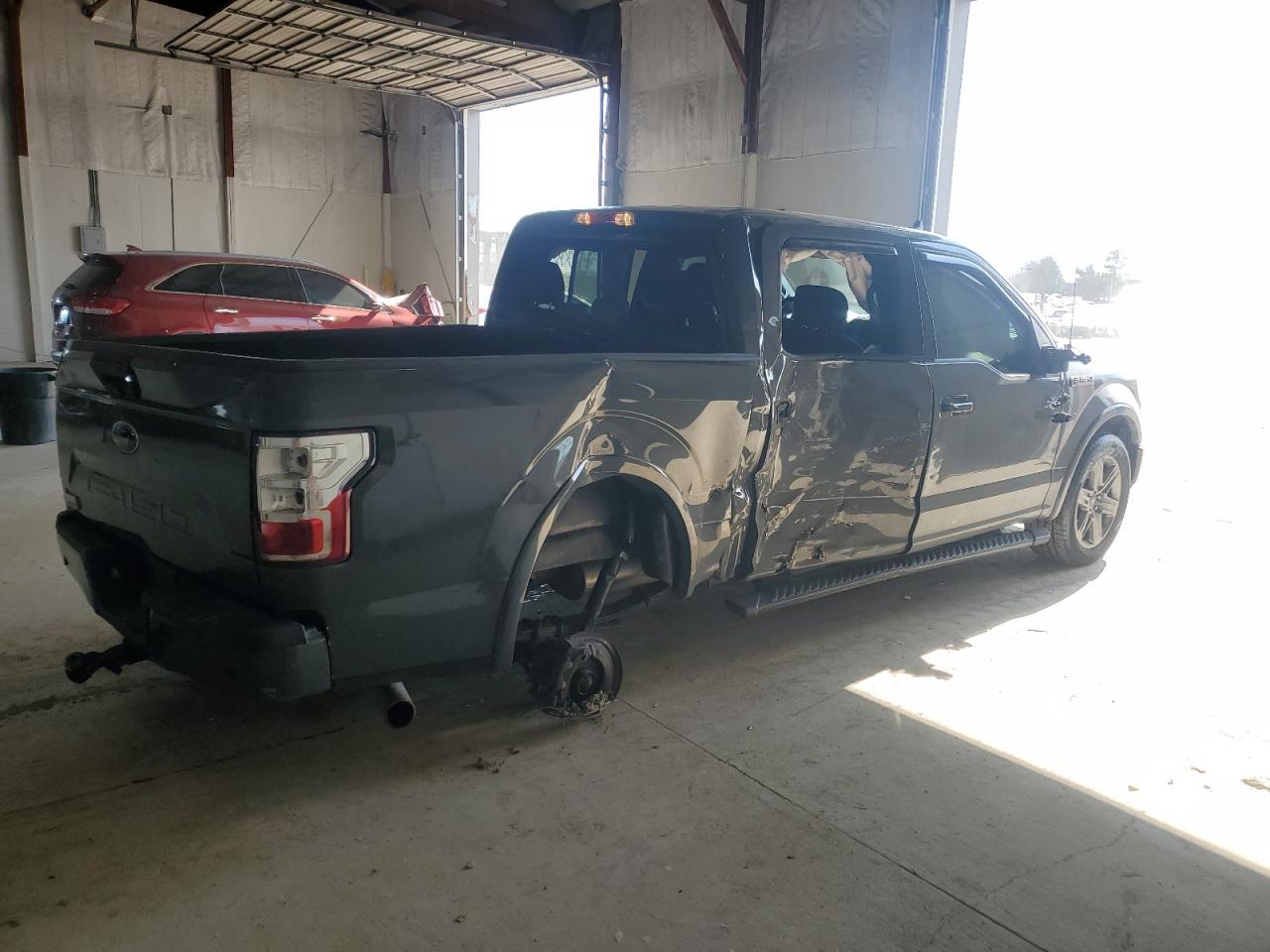 2020 Ford F-150 VIN 1FTEW1C51LFA79701 Copart auction photo, all over damage thumbnail 3