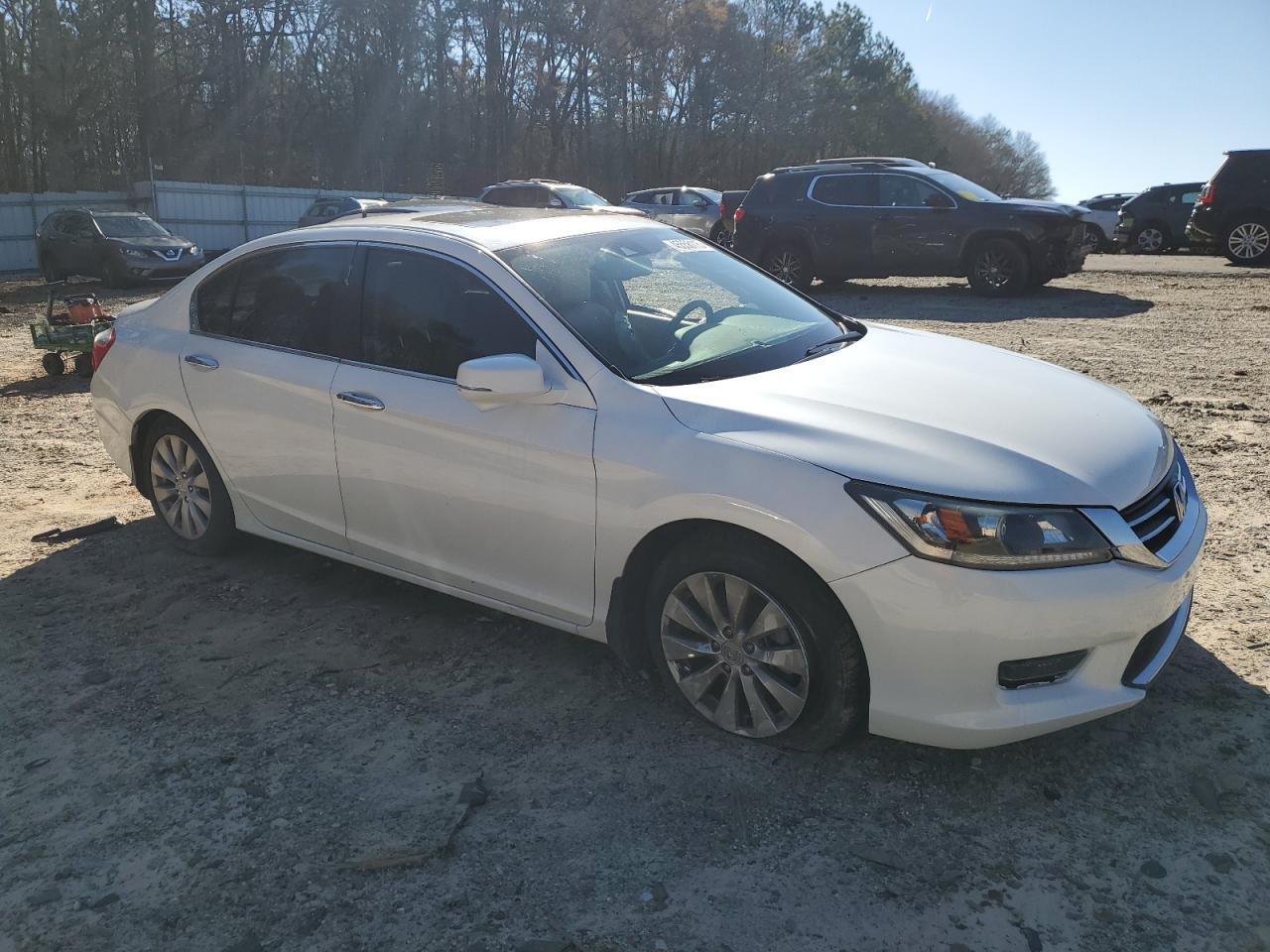 2015 Honda Accord VIN 1HGCR2F86FA110356 Copart auction photo, side damage thumbnail 4