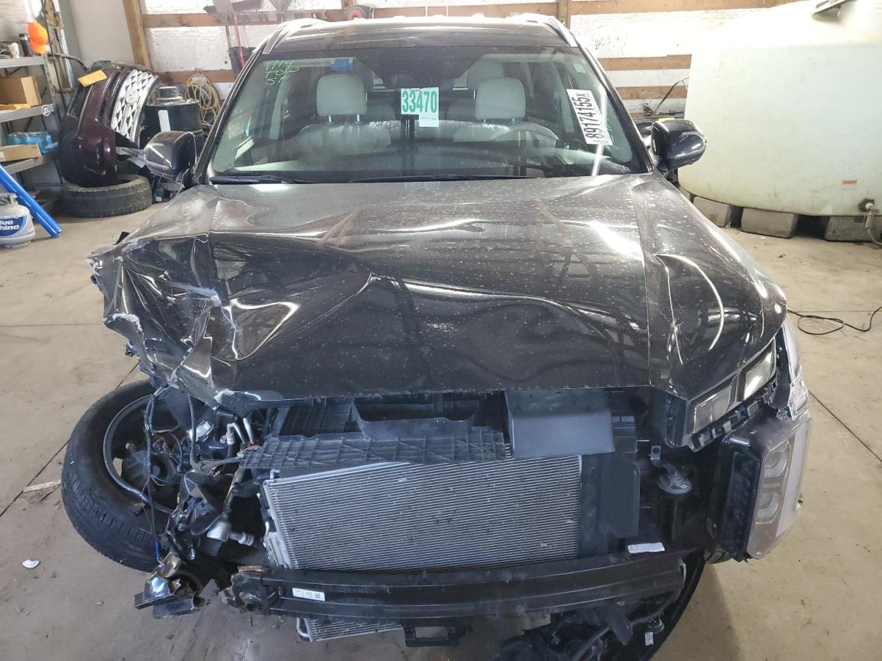 2023 Hyundai Palisade VIN KM8R5DGE0PU515421 Copart auction photo, front end damage thumbnail 5