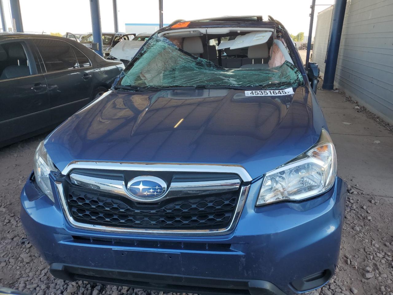 2015 Subaru Forester VIN JF2SJADCXFH457863 Copart auction photo, all over damage thumbnail 5