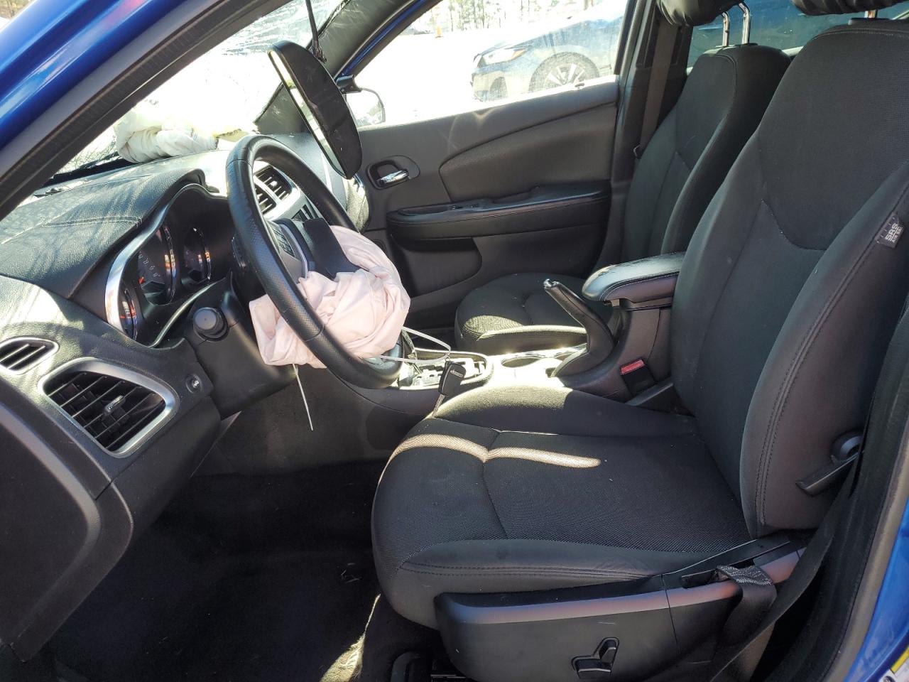 2014 Dodge Avenger VIN 1C3CDZCB5EN156021 Copart auction photo, front end / side damage thumbnail 7