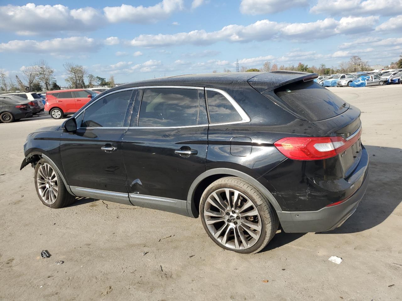 2016 Lincoln MKX VIN 2LMTJ8LP5GBL56793 Copart auction photo, front end / side damage thumbnail 2