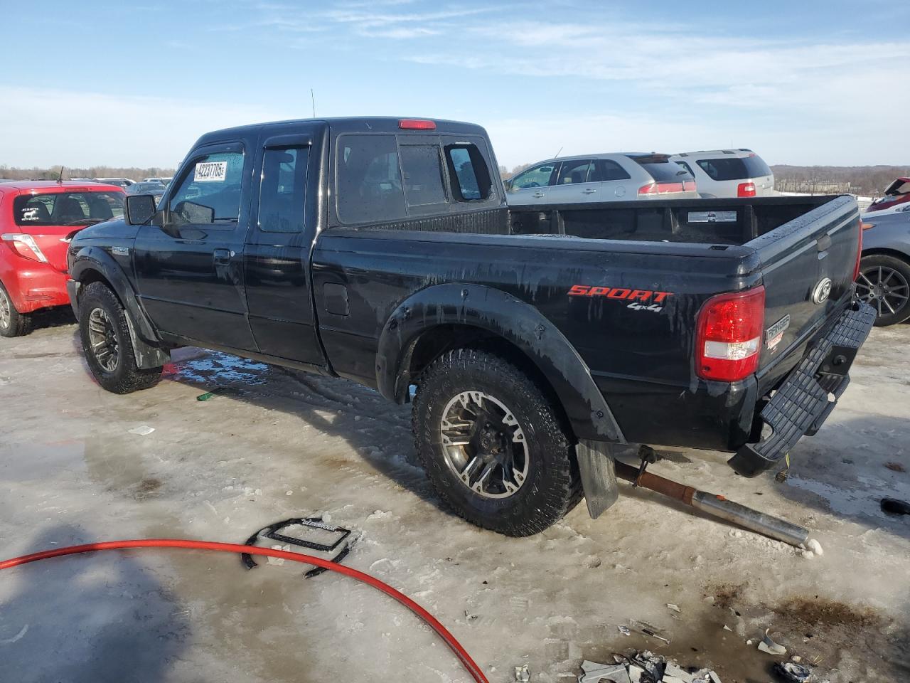 2011 Ford Ranger VIN 1FTLR4FE9BPA27009 Copart auction photo, rear end / frame damage damage thumbnail 2