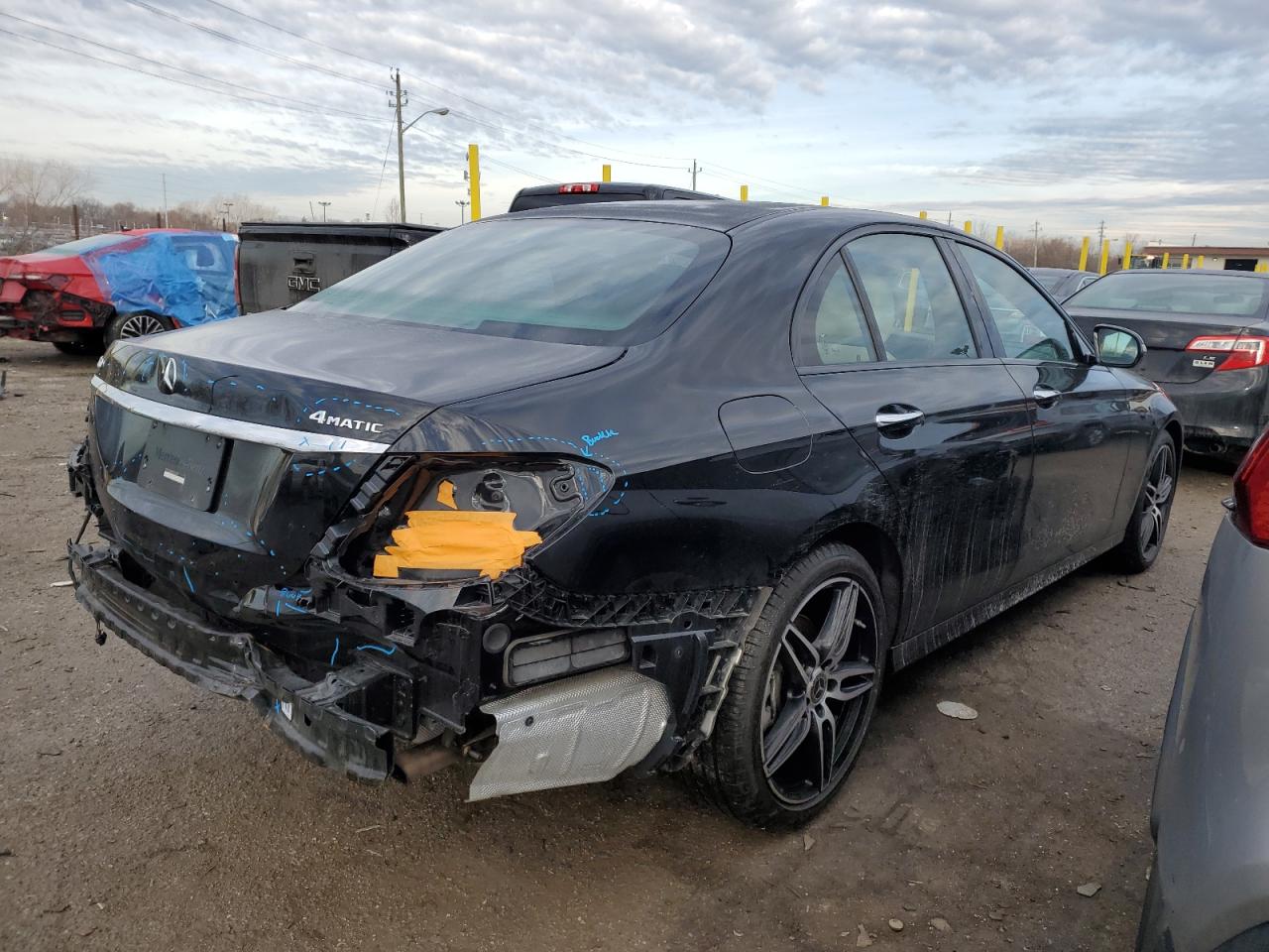 2020 Mercedes-Benz E-klasse VIN WDDZF8EB0LA711247 Copart auction photo, rear end / minor dent/scratches damage thumbnail 3