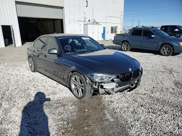 2016 BMW 3er VIN WBA8B7G57GNT14438 Copart auction photo, all over damage thumbnail 10