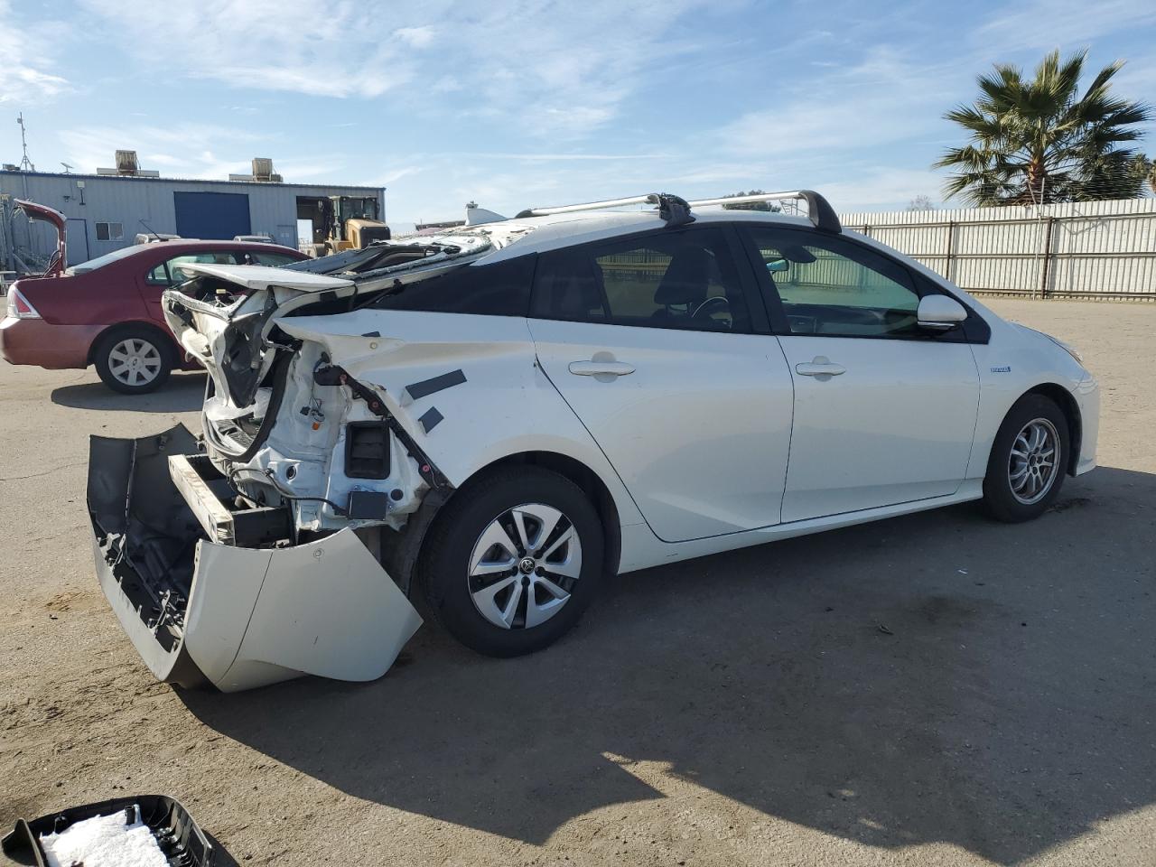 2017 Toyota Prius VIN JTDKBRFU0H3047198 Copart auction photo, front end damage thumbnail 3