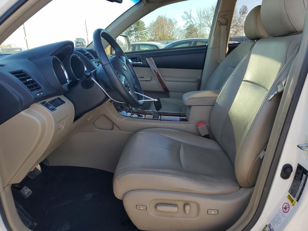 2013 Toyota Highlander VIN 5TDDK3EHXDS237089 Copart auction photo, front end / side damage thumbnail 7