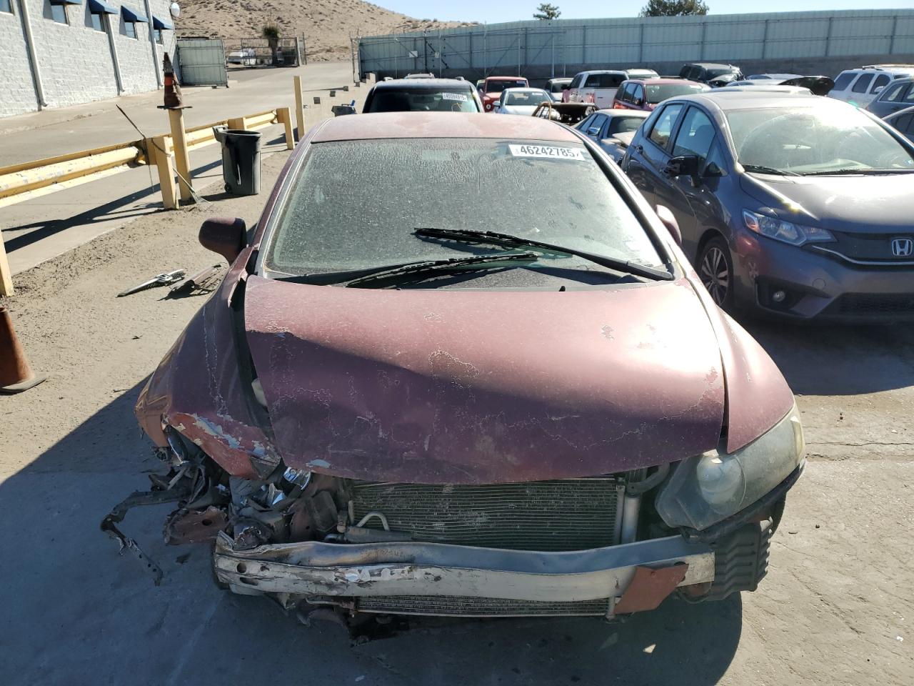 2011 Honda Civic VIN 2HGFA1F69BH549690 Copart auction photo, front end / rear end damage thumbnail 5