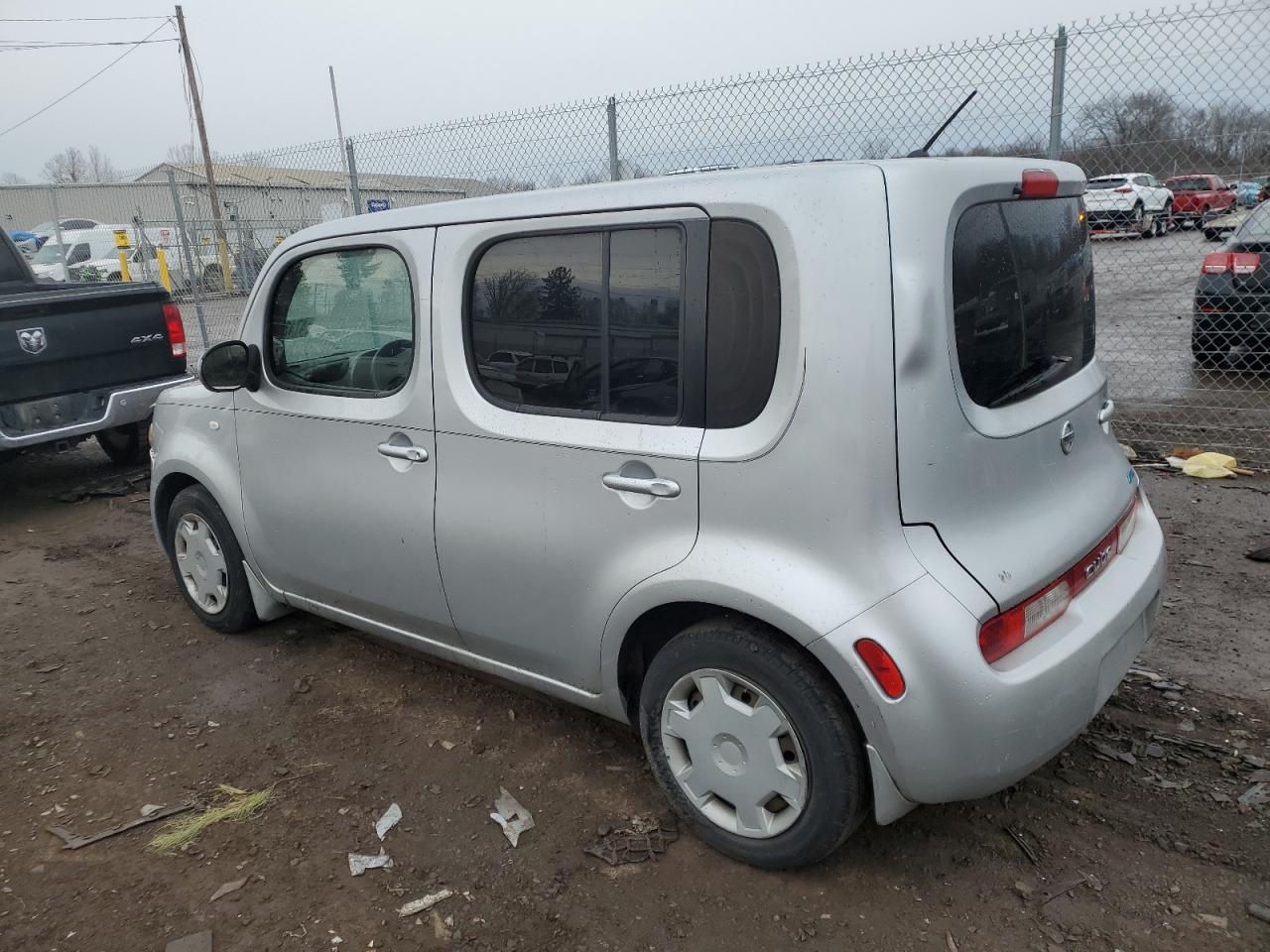 2013 Nissan Cube VIN JN8AZ2KR9DT303529 Copart auction photo, side / front end damage thumbnail 2