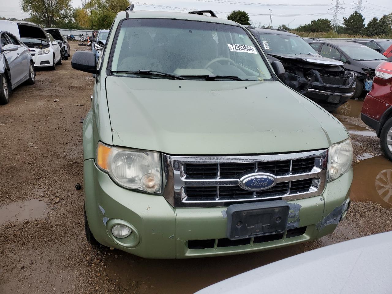 2008 Ford Escape VIN 1FMCU59HX8KA75775 Copart auction photo, all over damage thumbnail 5