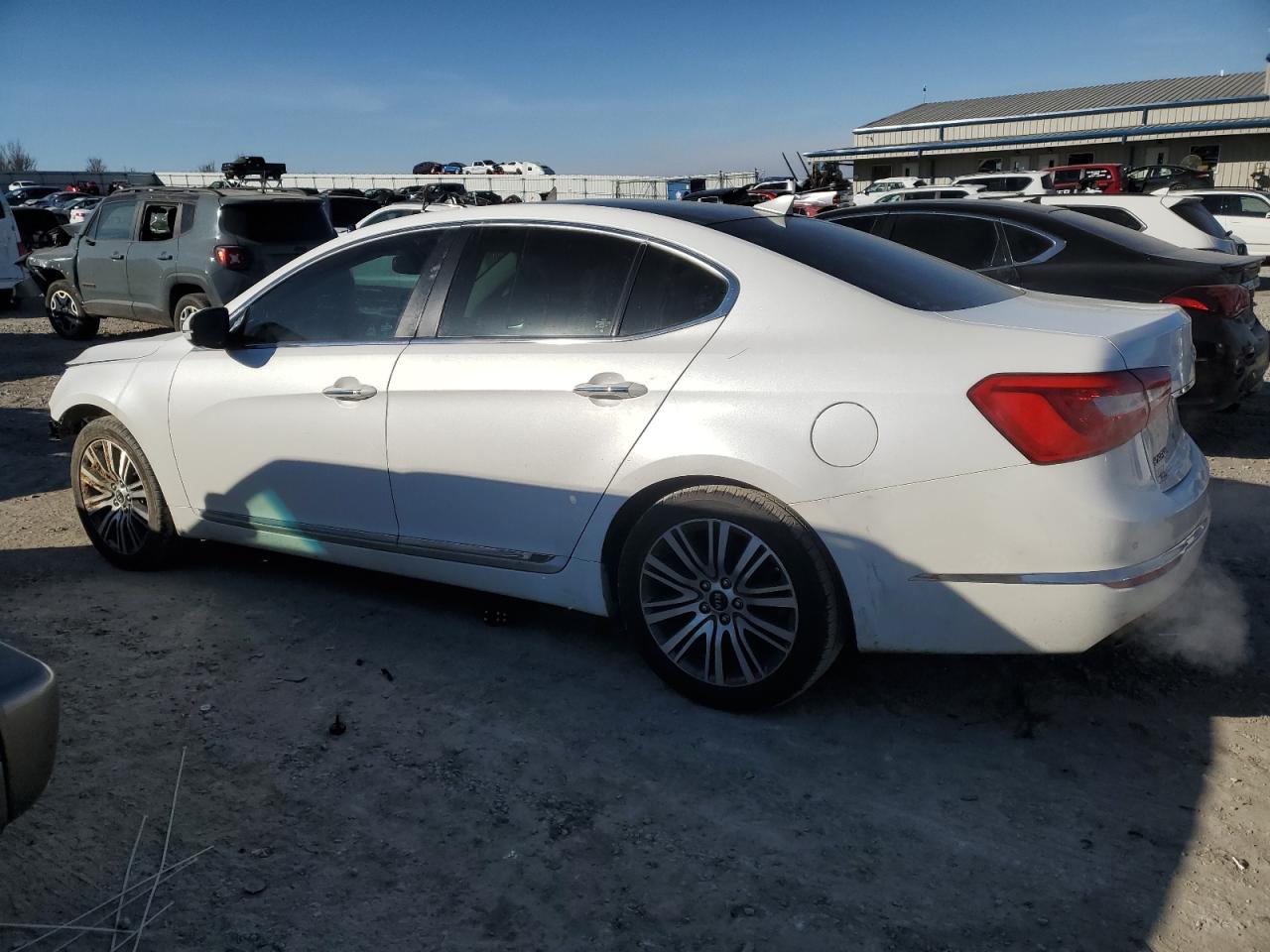 2015 KIA Cadenza VIN KNALN4D77F5173374 Copart auction photo, front end damage thumbnail 2