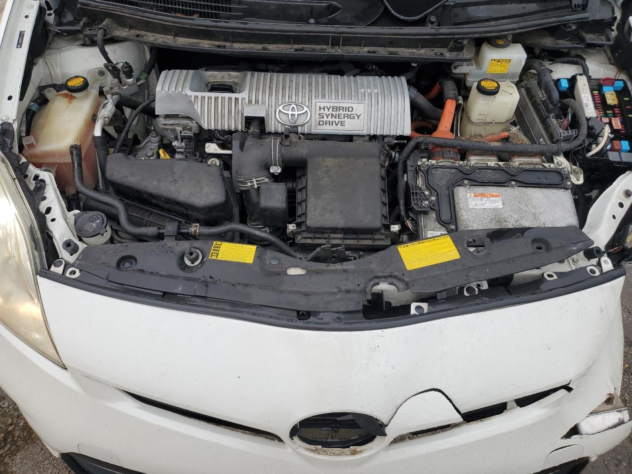 2012 Toyota Prius VIN JTDKN3DU5C1484030 Copart auction photo, front end damage thumbnail 12