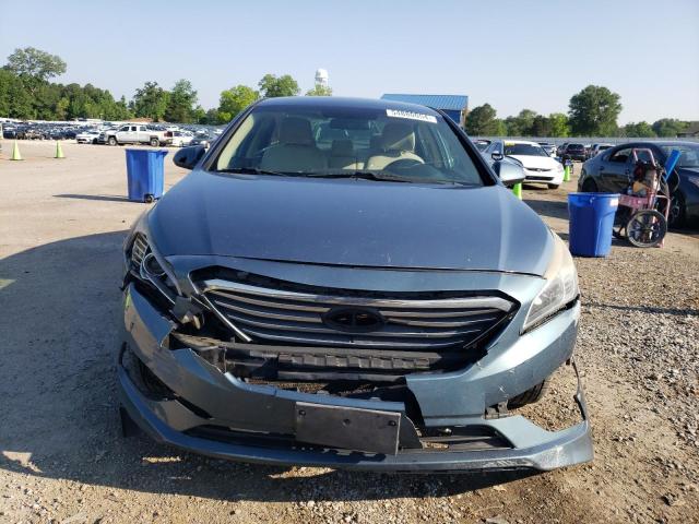 2015 Hyundai Sonata VIN 5NPE24AF0FH105918 Copart auction photo, front end / side damage thumbnail 5